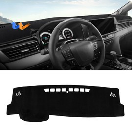 Autorder Dashboard Cover Mat for Toyota Camry 2025 Accessories Dash Cover Upgrade Velvet Dash Mat Sunshade Glare UV Rays Protector(Without HUD)