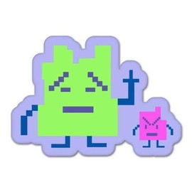 (Set of 3) Aqua Teen Hunger Force Mooninites Decal Sticker - Sticker Graphic - Auto, Wall, Laptop, Cell, Truck Sticker for Windows, Cars, Trucks