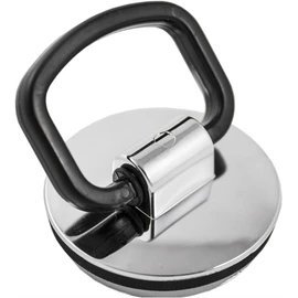 Taps2Traps® 38mm Bathroom Basin Plug With Large Easy Grip Handle - Polished Chrome Effect Plastic With Rubber Seal