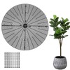 SGYUNQ Plant Pot Grid Soil Protector Covers Cuttable Flower Protector
