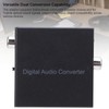 Jectse Bi-Directional Coaxial to Optical Sound Converter for, Versatile Dual