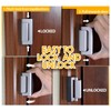 Home Security Door Lock Withstand 800lbs Aluminum Alloy Childproof Door