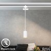 BRILONER - Rail System Rail Pendant Light, Combinable, Accessories, Tracklight,