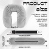 Asofelk 1PCS Stuffable Neck Pillow for Travel, Adjustable Stuffable Travel