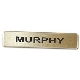 Metal Name Badges Engraved Metal Police Fire Military by Better Badges