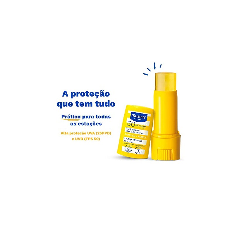 Mustela Barra Solar De Alta Protección FPS 50, 9ml