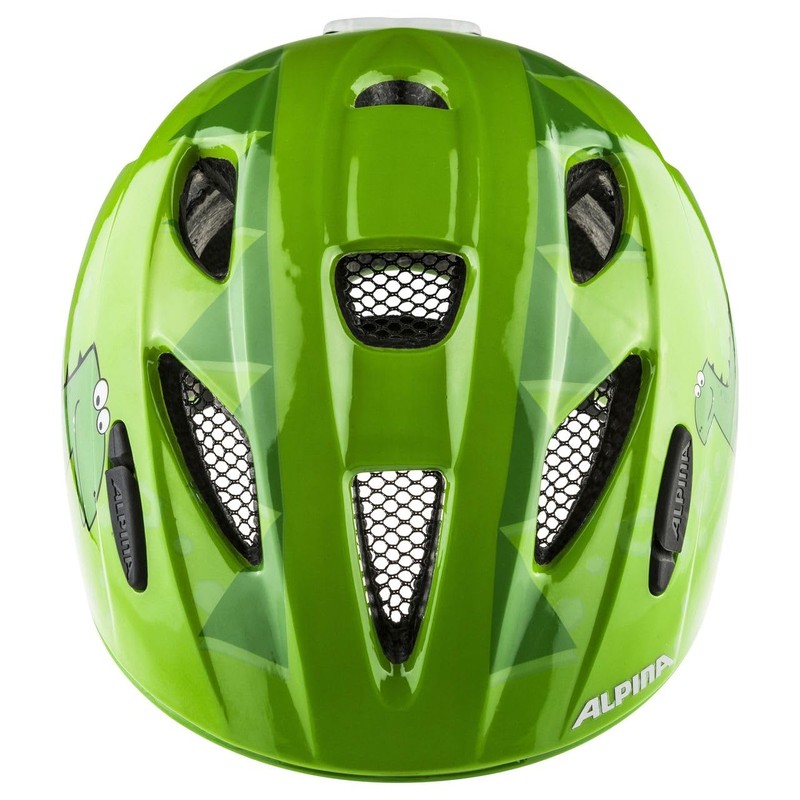 ALPINA Unisex - Children, XIMO FLASH cycling helmet, green dino,
