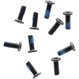 YesNOPart 10X M2.5 x 7.0mm Phillips Flat-Head Screws kit w/Nickel Replacement for Dell HP ASUS Lenovo Acer Laptop, Bottom Cases, LCD Bezel