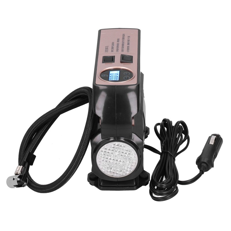 Portable Auto Air Pump Compressor Tire Inflating Tool with 3