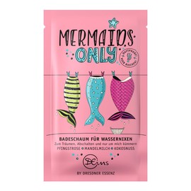 Dresdner Essenz Mermaids Only Bath Foam for Water Mermaids - Floral Sensual Relaxation Bath with Orange Oil and Juniper Berry Oil - Relaxing Almond Oil and Sunflower Oil for Recovery - Vegan - 60 g