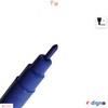 DIGNO SketchStic Felt Tip Pens, BLUE, Pack of 12, Fibre