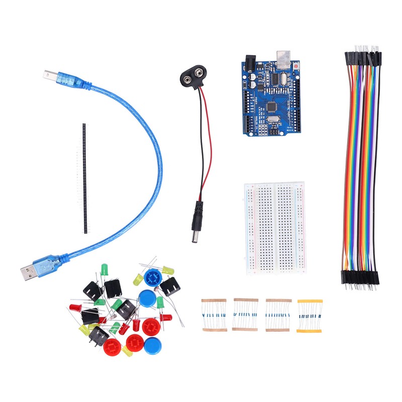 Development Board Starter Kit for R3 Mini Breadboard LED Jumper