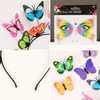 Butterfly Headband, Colourful Butterfly Headpiece, 1 Butterfly Headband + 8