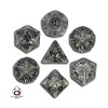 Q-Workshop Elvish Dice 7 Board Game, Transparent/Black