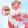 4 PCS Orthodontic Toothbrush, End Tuft Toothbrush Mini Compact Interspace