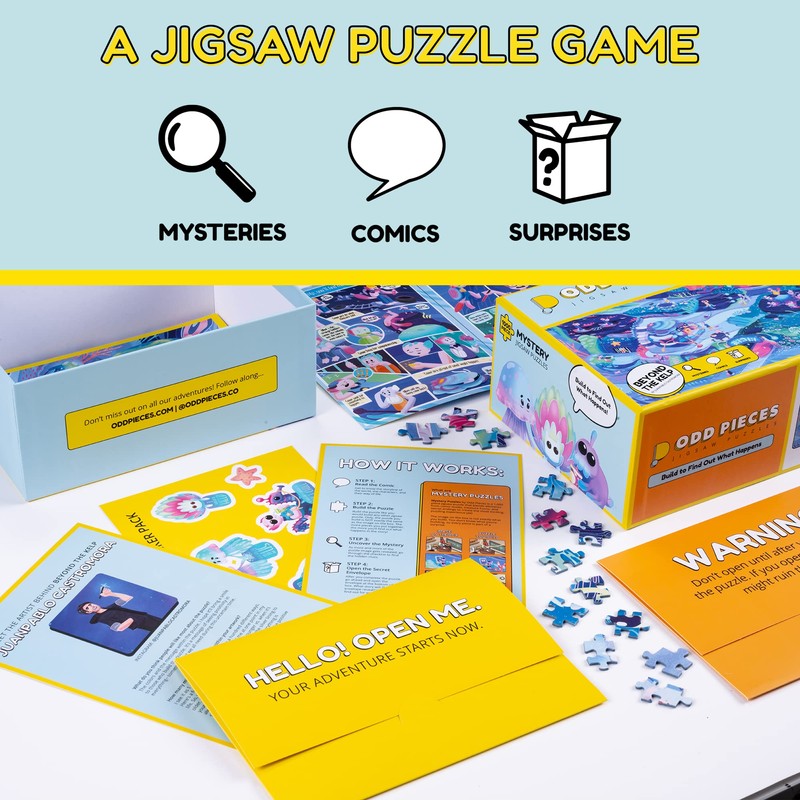 Odd Pieces Mystery Jigsaw Puzzle (Beyond The Kelp)