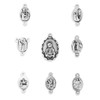 Vatican Imports Seven Sorrows Rosary Medals - Complete Set of 8 pcs!