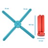 PAPU BABY Set de 3 Salvamanteles Plegables de Silicón Salvamanteles