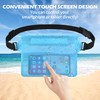 jealkip Waterproof Pouch with Adjustable Waist Strap, Waterproof Dry Bag,