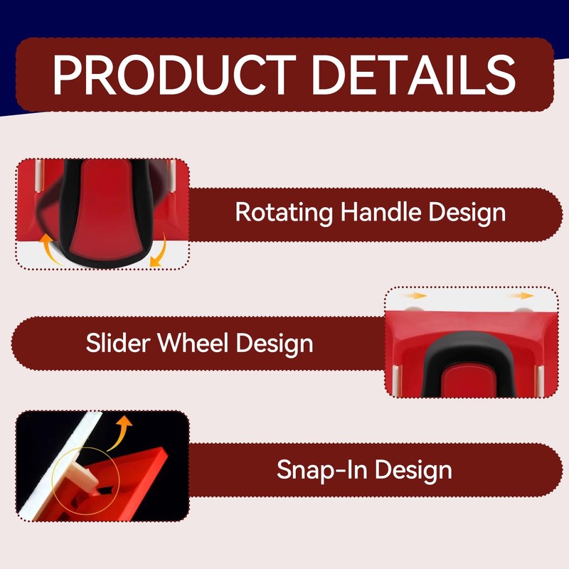 Paint Edger Tool, Multifunctional Professional Paint Edge Trimmer with Rotatable