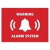 5 x Alarm System Stickers - Security Alarm Warning Sign