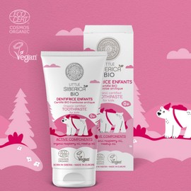 Little Siberica Organic Children's Toothpaste "Arctic Raspberry", 60 g