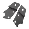1 Pair A Pillar LED Light Brackets Black Powder Coating