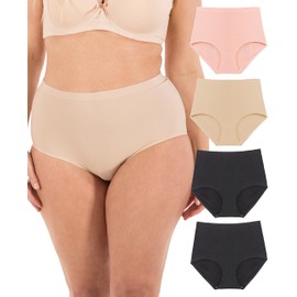Underwear Women - Seamless No-Show Womens Underwear Small to Plus Size 6 Panties