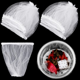 Suclain 500 Pcs Disposable Mesh Sink Strainer Bags, Elastic Kitchen Sink Strainer Filter Mesh Trash Bag Anti Clogging, Fits Most Sizes of Sink Strainer(4.7 x 6 Inch)