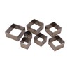 7Pcs Hollow Punch Cutter Squared Design High Carbon Steel Multipurpose