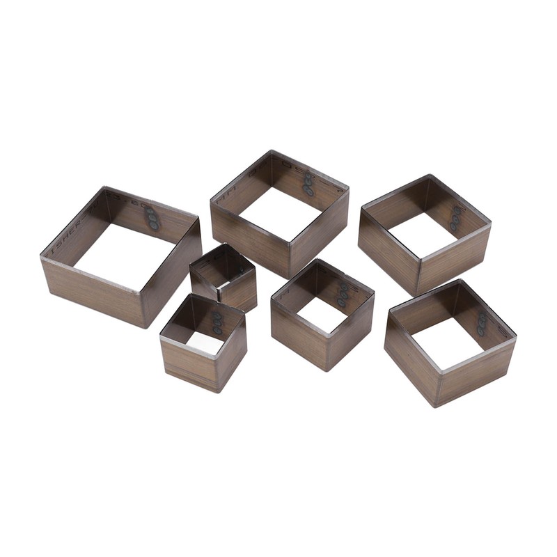7Pcs Hollow Punch Cutter Squared Design High Carbon Steel Multipurpose