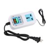 Temperature Controller Digital Dual Display Electronic Control Socket 10A WT‑1009