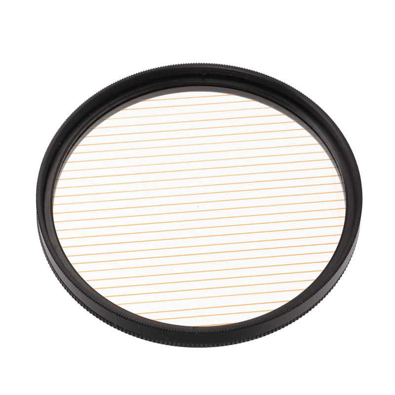 Gold Streak Digital Camera Lens Filter Antiscratch Optical Glass Aluminum