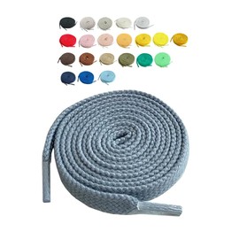 Actica Sneakers, Shoelaces, Ishimeira, 35.4 - 78.7 inches (90 - 200 cm), Width Selectable, 0.3 inch (6 mm) 0.3 inch (8 mm), 2 Types, Compatible with 6-10 Holes or More | Solid Stone Grain Shoes, Made
