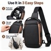 Men’s Sling Bag for Daily Commute – Oxford Crossbody Chest