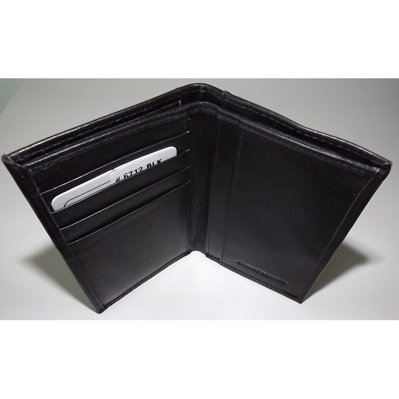 Italia Leather Men's RFID Blocking Front Pocket Wallet with ID