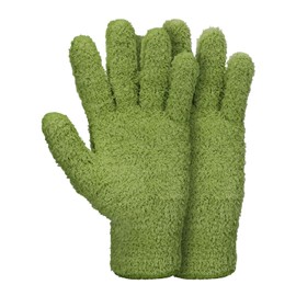 Abeillo Guantes de microfibra para limpieza de polvo de plantas, guantes lavables reutilizables para limpieza, manoplas para el hogar, autos, persianas, limpieza de polvo (Verde Hoja)