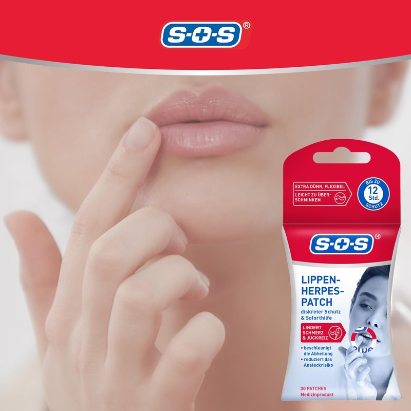 SOS Lip Herpes Patch | Cold Sores Bubbles | Discreet