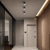 EBION Surface-Mounted Spotlight, GU10, IP65 Waterproof, Surface-Mounted Light, Anthracite, Max