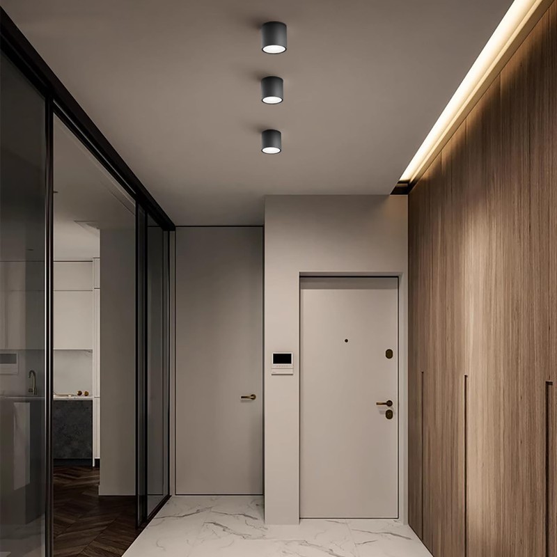 EBION Surface-Mounted Spotlight, GU10, IP65 Waterproof, Surface-Mounted Light, Anthracite, Max