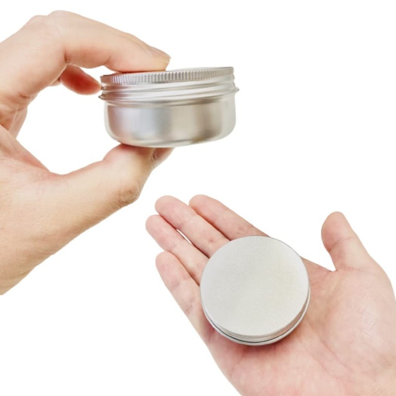 HappyHome Cream Case, Aluminum Cans, 6 Pieces, Cosmetics, Nail Parts,