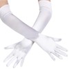 Kirakirabunpunmaru Long Gloves, Satin-Style Wedding Gloves, Bridal, Bridal, Opera Gloves,