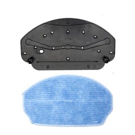 Piegricdiat Robot Vacuum Mop Pads Replacement Parts Fit for MAMNV BR150/BR151, for ZCWA BR150/BR151, for ONSON BR150/BR151, for GTTVO BR150/BR151, for MANVINS G20 (2PC-MOP PAD& MOP), b-2-1