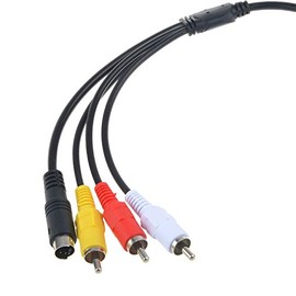 Accessory USA 5ft AV A/V Audio Video TV-Out Cable Cord Lead for Sony Camcorder Handycam DCR-HC28/e