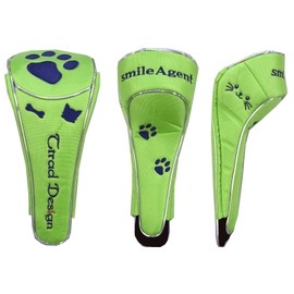 Golf Head Cover Driver Paw Magnetic (Green, Driver)