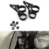 xitomer 41mm Motorcycle Headlight Bracket Front Fork Mount Round Head