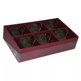 Asian Home Exquisite 4 Pcs Porcelain Tea / Coffee Cups Set