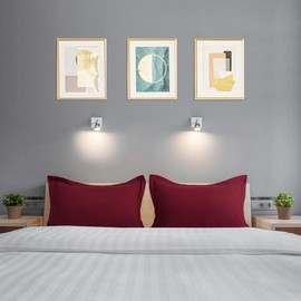 PiccoCasa Pillow Shams Double Brushed Microfiber, 2 Packs Pillowcases with Envelope Closure,Soft and Comfortable Pillowcases Burgundy 50 x 90cm