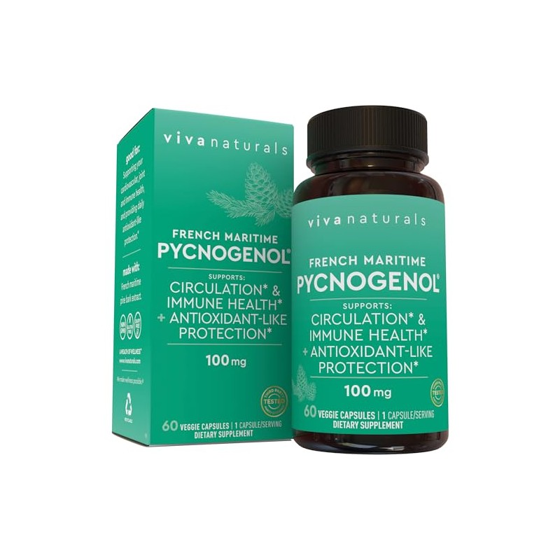 Pycnogenol 100mg from French Maritime Pine Bark Extract - Great