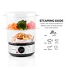 OVENTE 2-Tier Electric Food Steamer, 5 Quart Stainless Steel Stackable